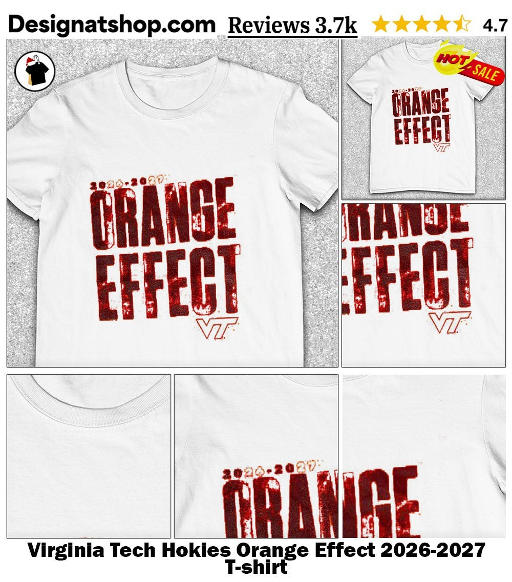 Virginia Tech Hokies Orange Effect 2026-2027 shirt