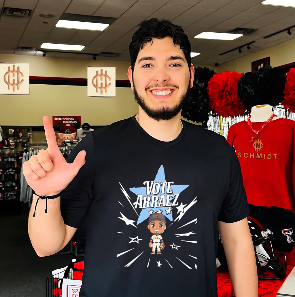 Vote Luis Arraez San Francisco Giants MLB All-Star Chibi shirt