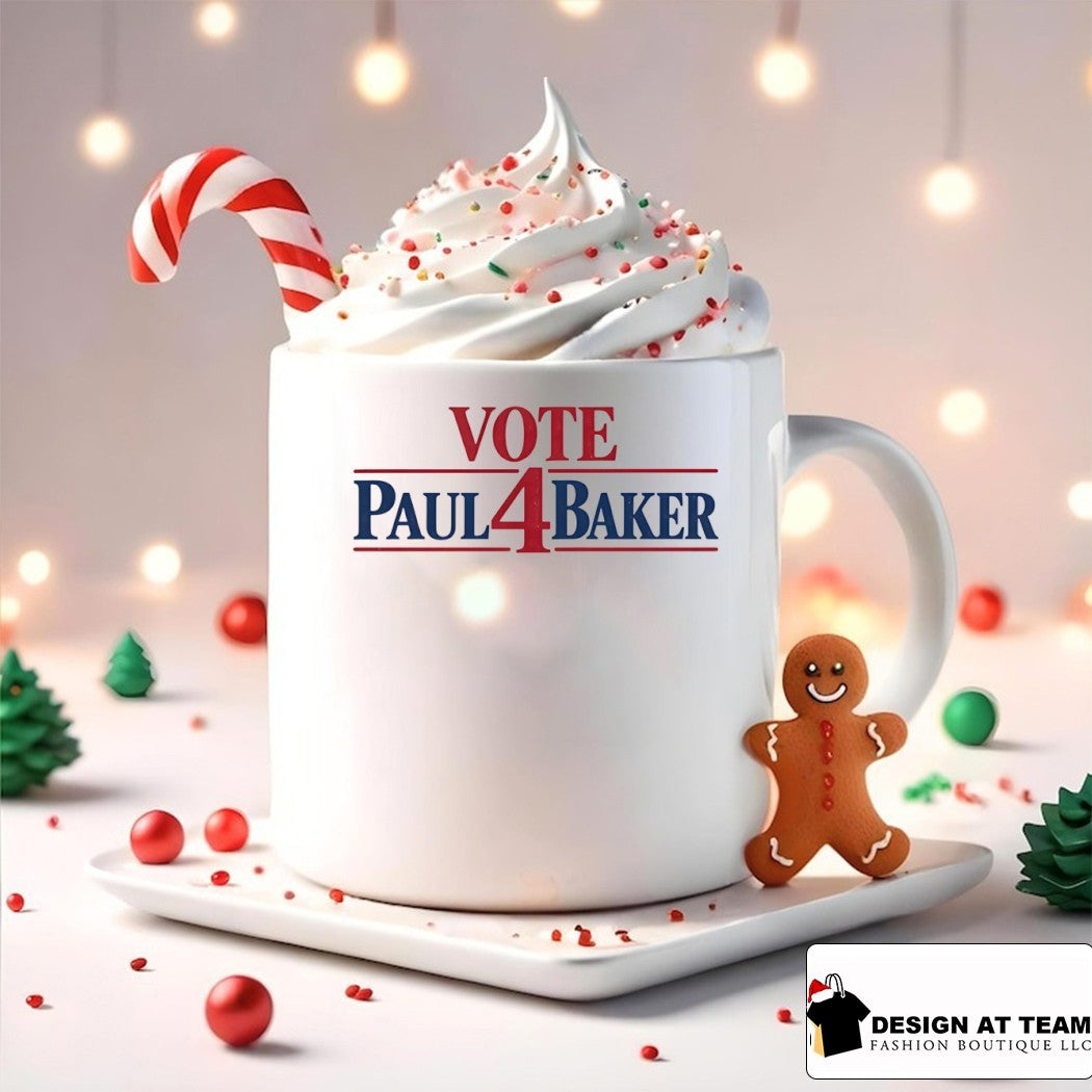 Vote Paul 4 Baker Tee Political Campaign shirt