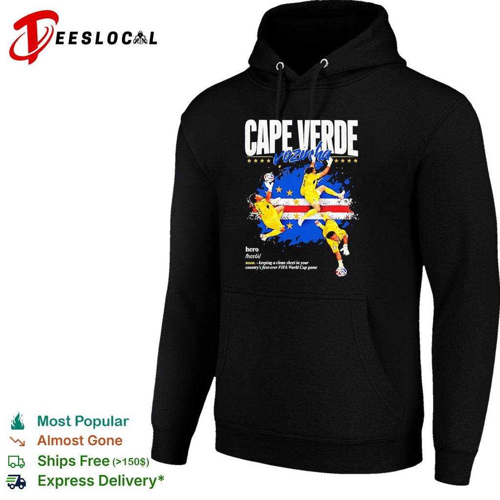 Vozinha Cape Verde hero clean sheet goalkeeper flag retro shirt