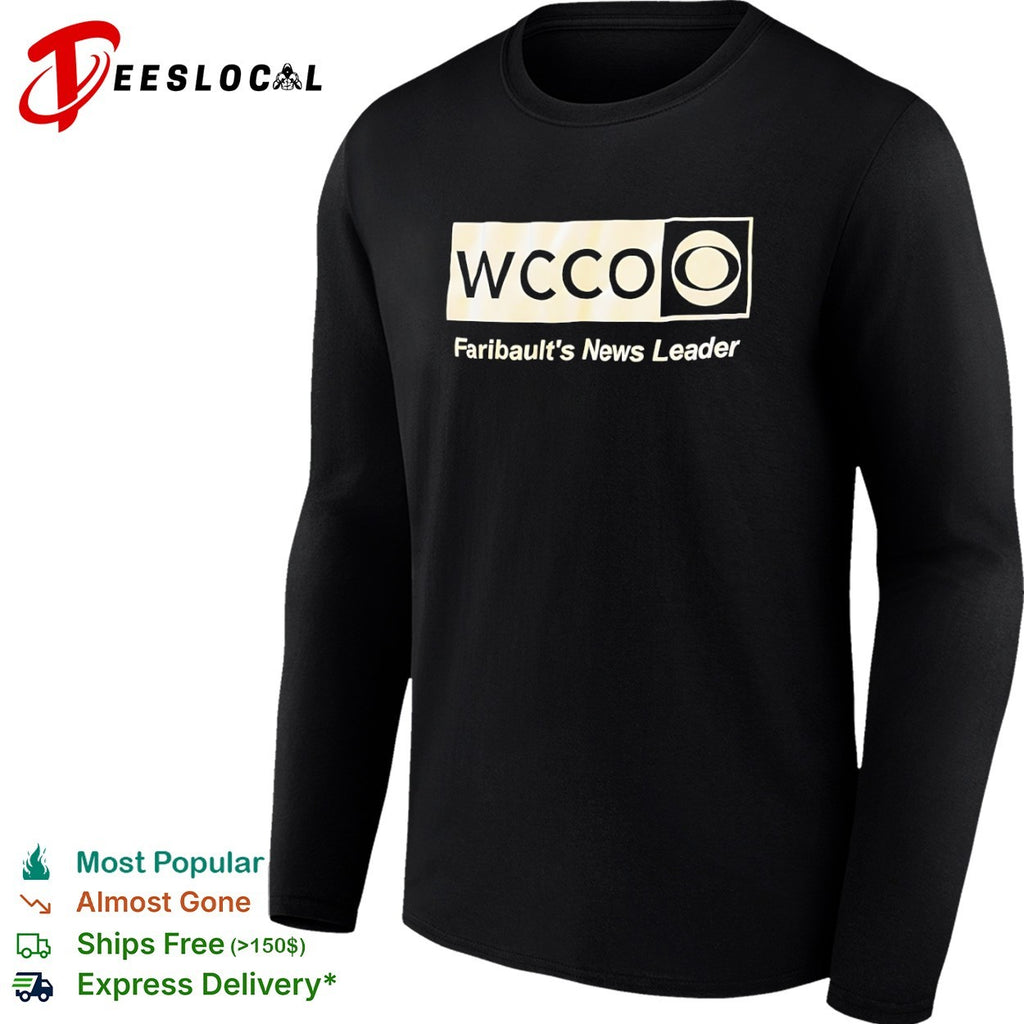 WCCO Faribaults news leader eye logo shirt