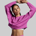 Lounge Lux Cropped Pullover (Viola)