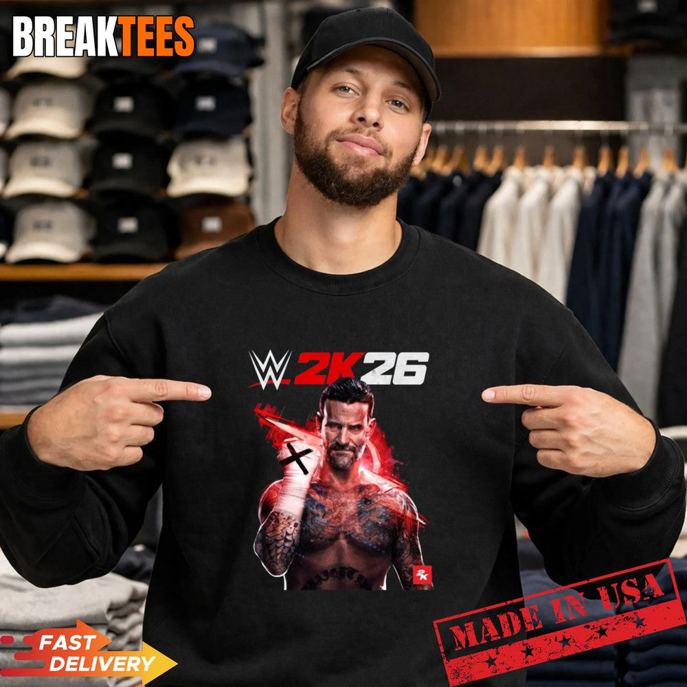 WWE 2K26 CM Punk Best In The World Edition Shirt