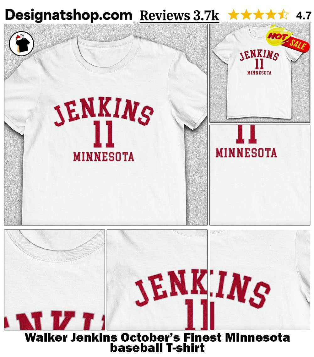 Walker Jenkins October’s Finest Minnesota baseball shirt