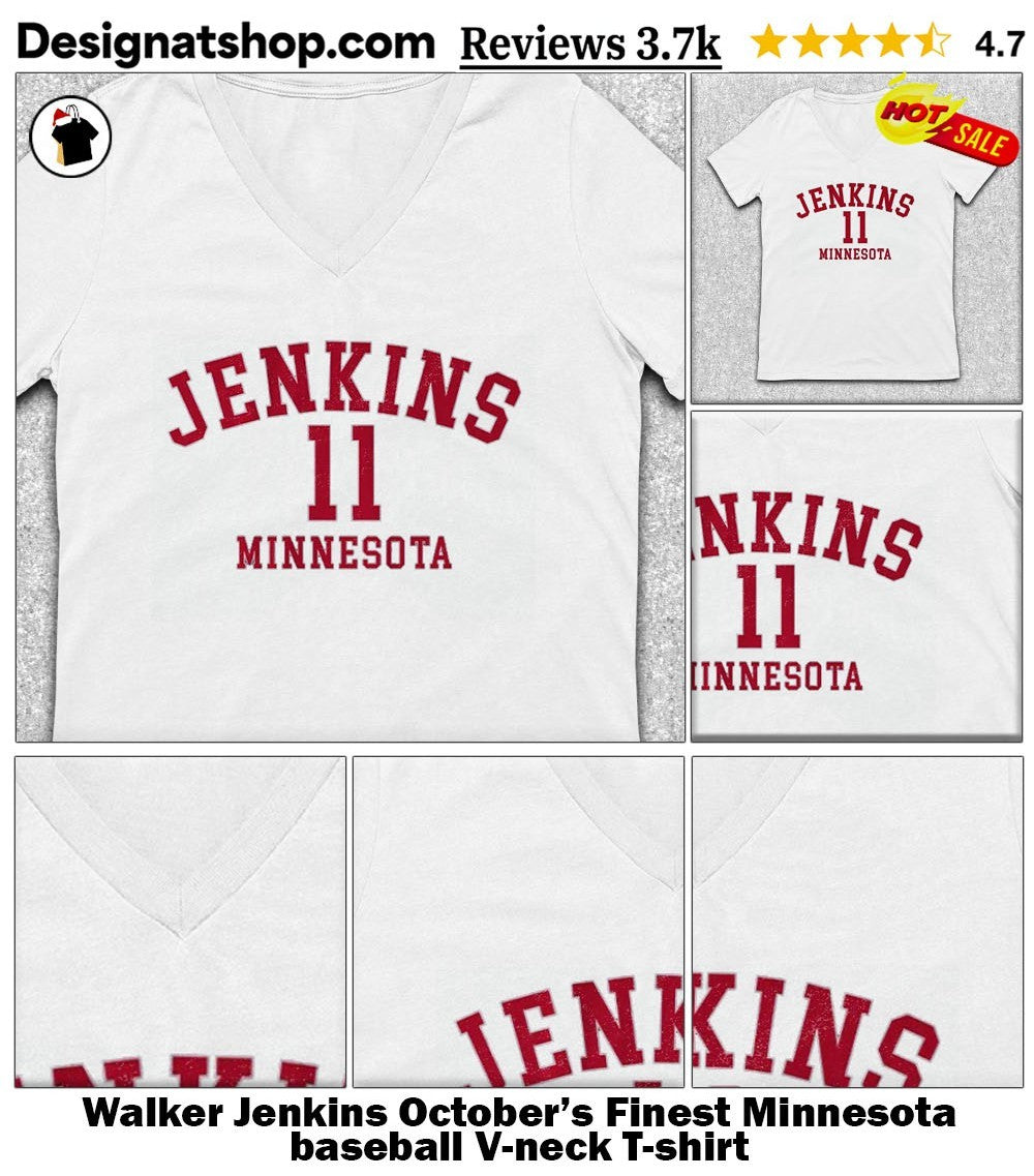 Walker Jenkins October’s Finest Minnesota baseball shirt