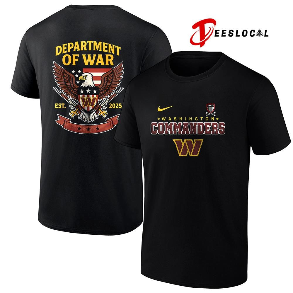 Washington Commanders x Department of War eagle logo shirt