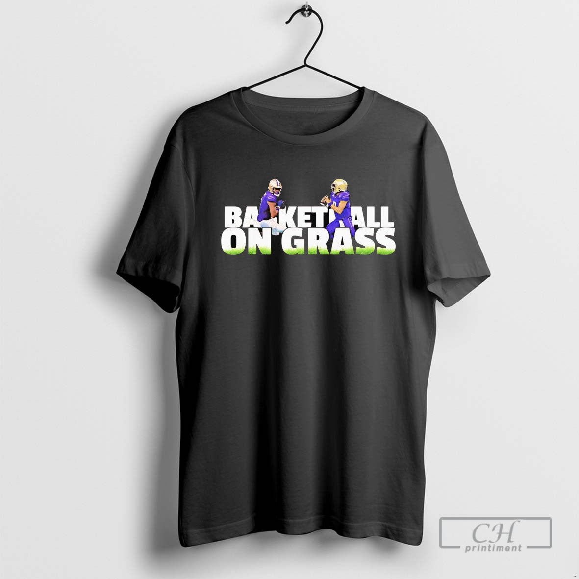 Washington Huskies Basketball On Grass