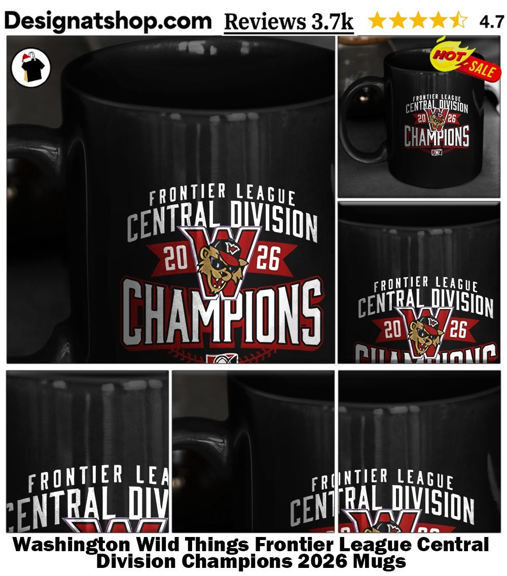 Washington Wild Things Frontier League Central Division Champions 2026 shirt