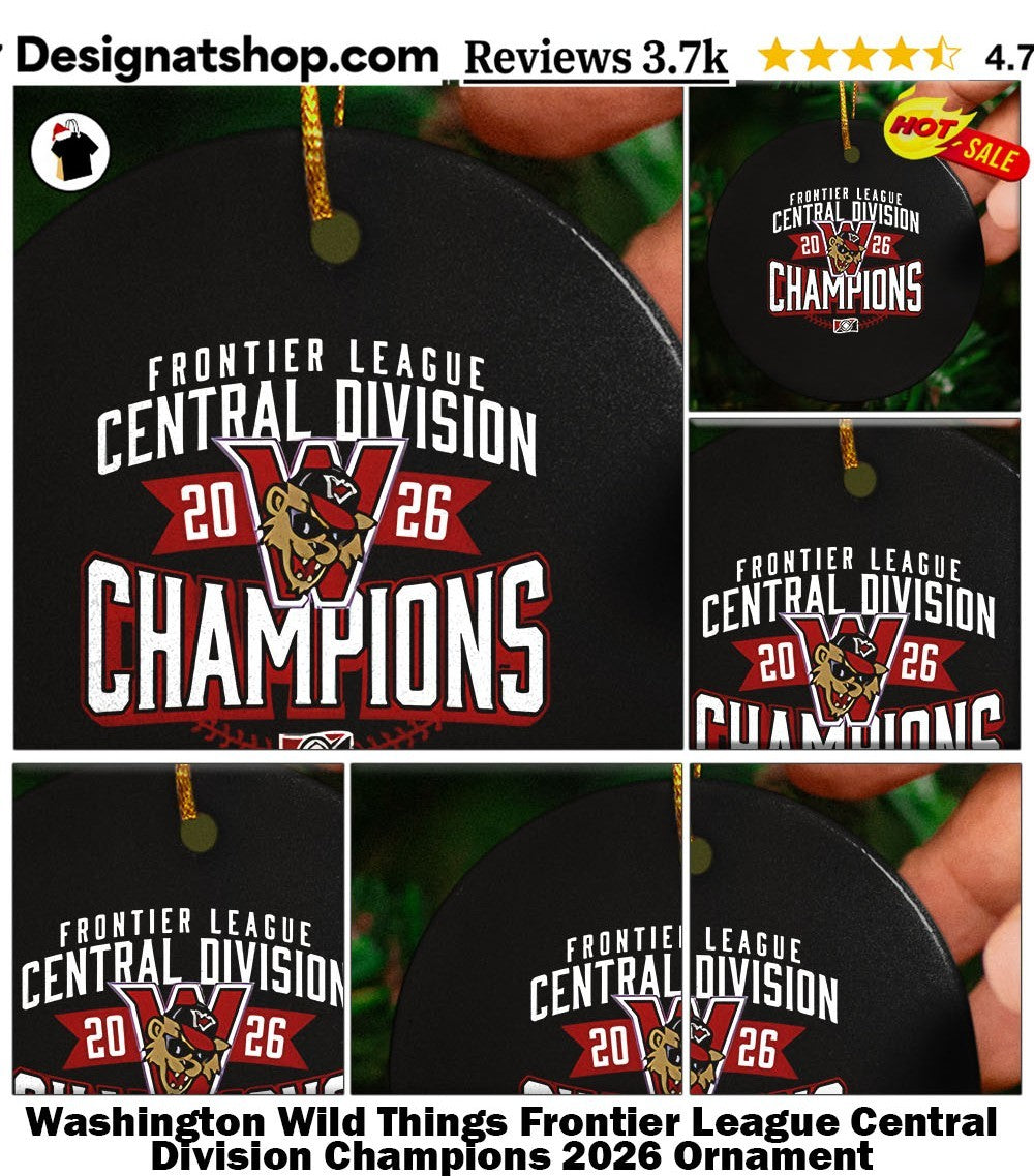 Washington Wild Things Frontier League Central Division Champions 2026 shirt