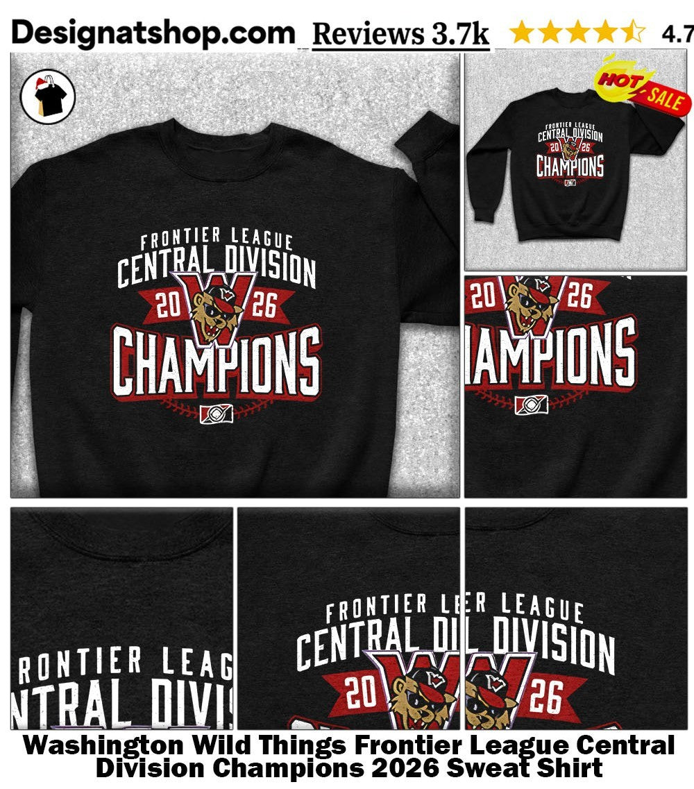 Washington Wild Things Frontier League Central Division Champions 2026 shirt