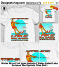 Water Skier Fish Lake Ontario I Water Skied Lake Release The Epstein Files Shirt