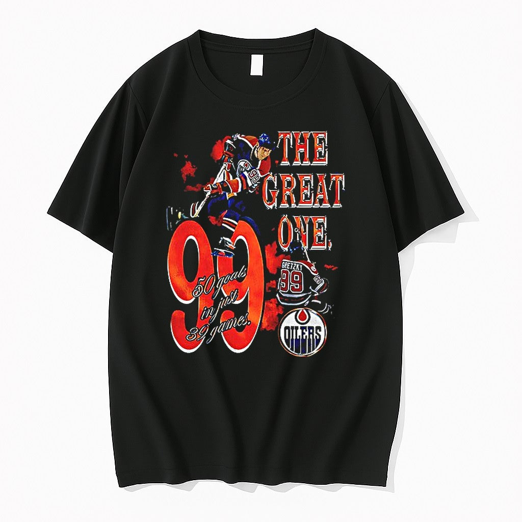 Wayne Gretzky Edmonton Oilers The Great One Tshirts Sweater Hoodie Jpg