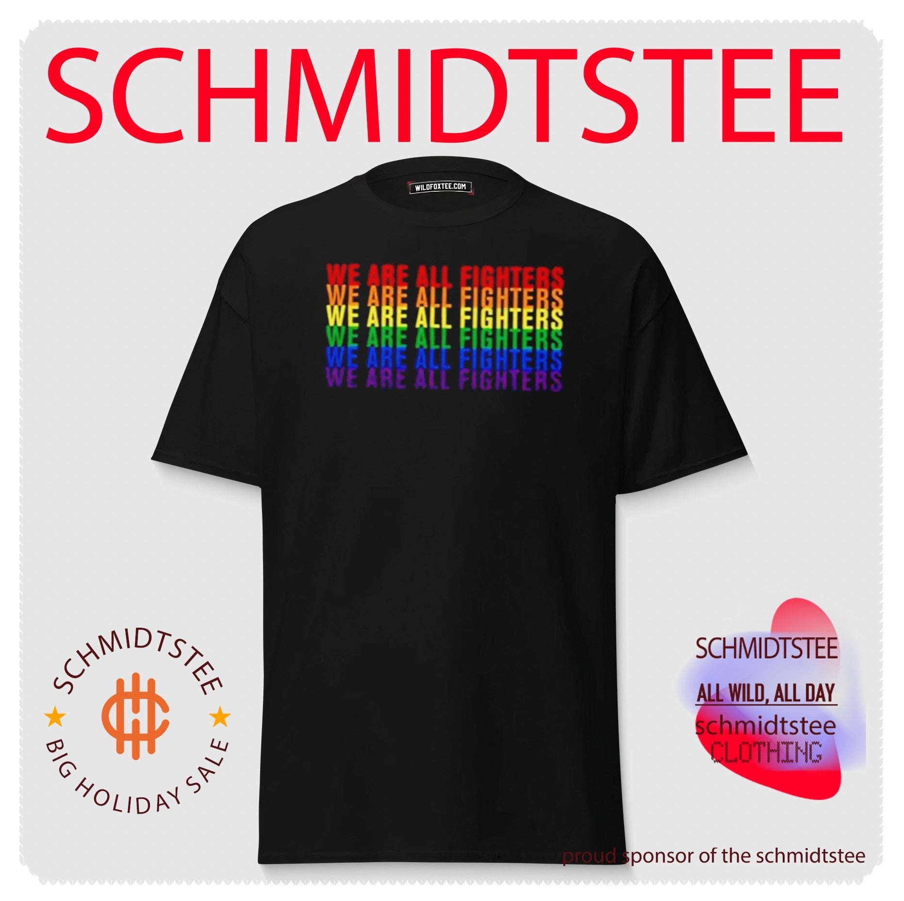 We Are All Fighters Pride Night Shirt
