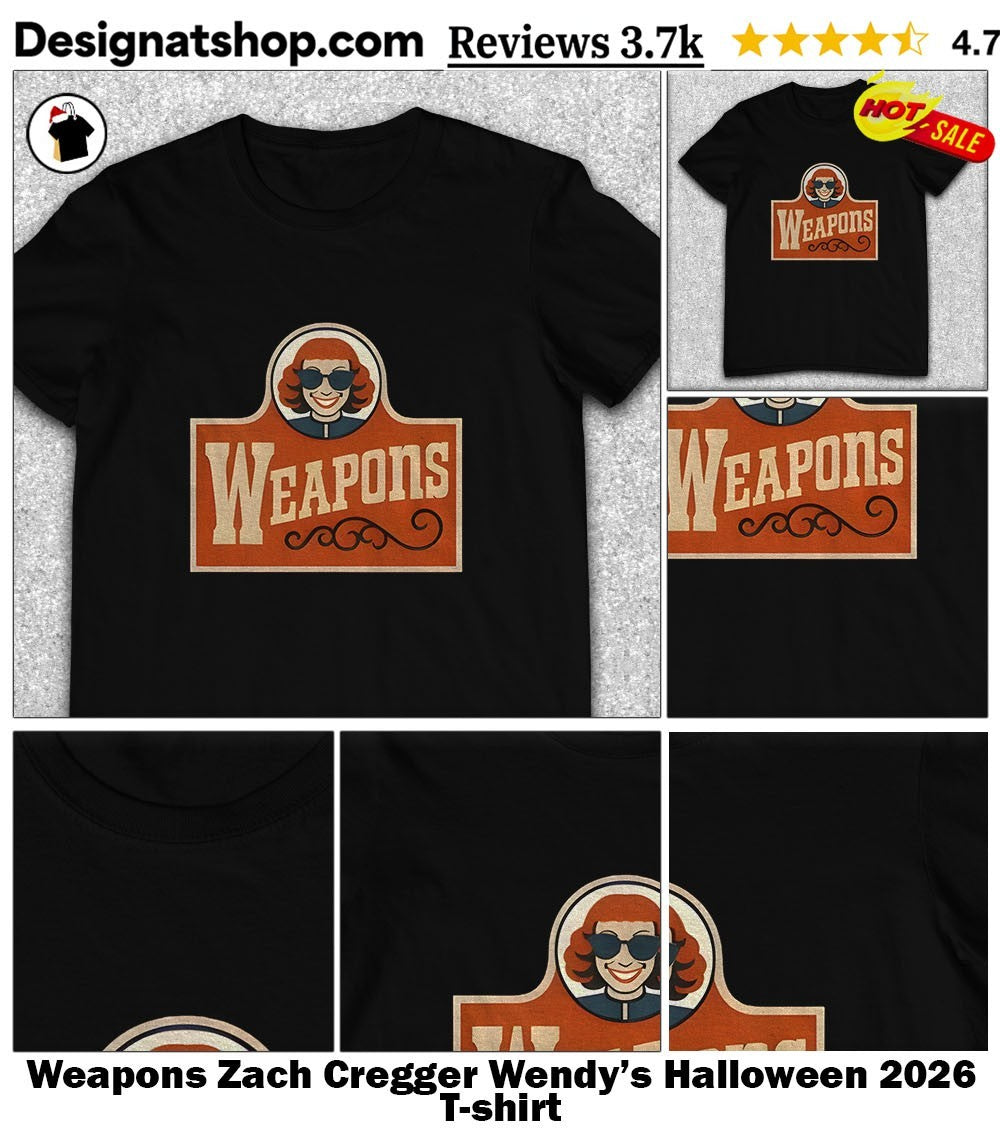 Weapons Zach Cregger Wendy’s Halloween 2026 shirt