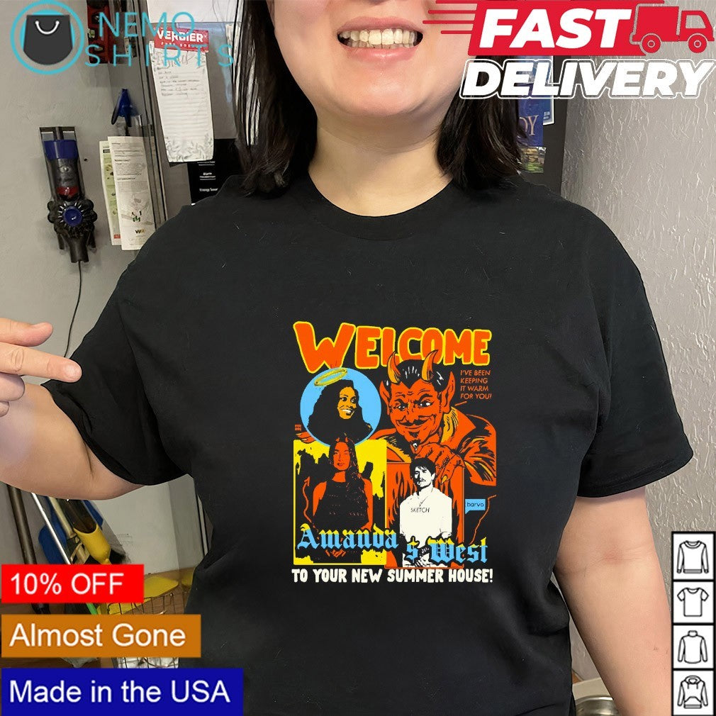 Welcome Amanda Batula and West Wilson to your new summer house shirt