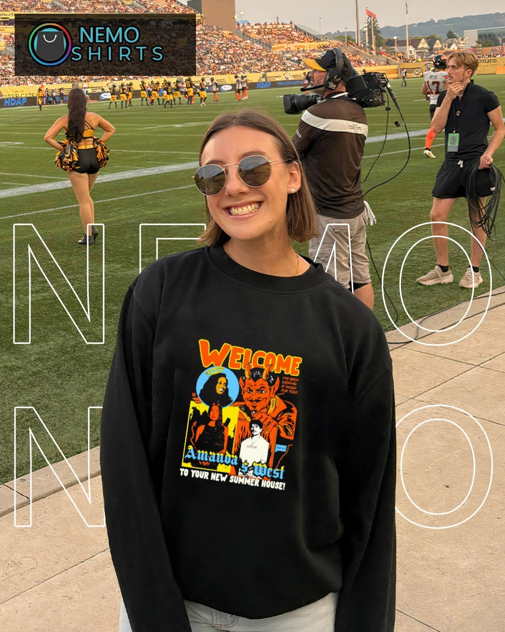 Welcome Amanda Batula and West Wilson to your new summer house shirt