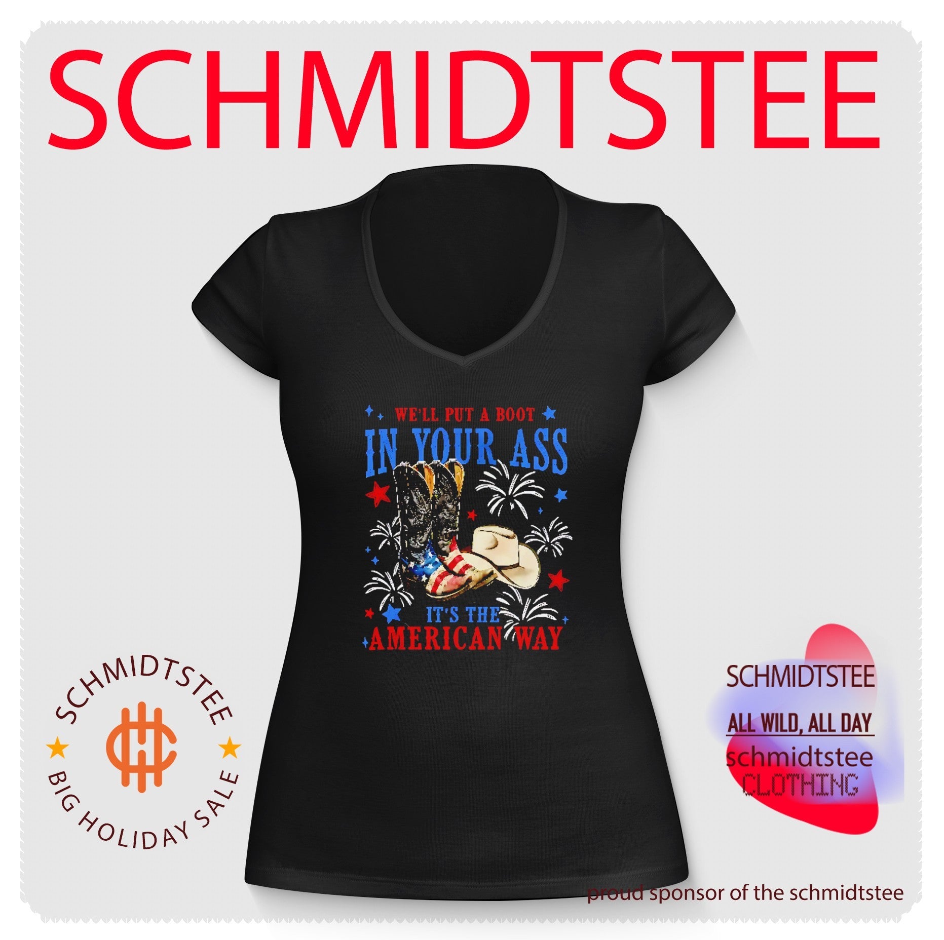 We’ll Put A Boot In Your Ass It’s The American Way Patriotic Cowboy Boots shirt