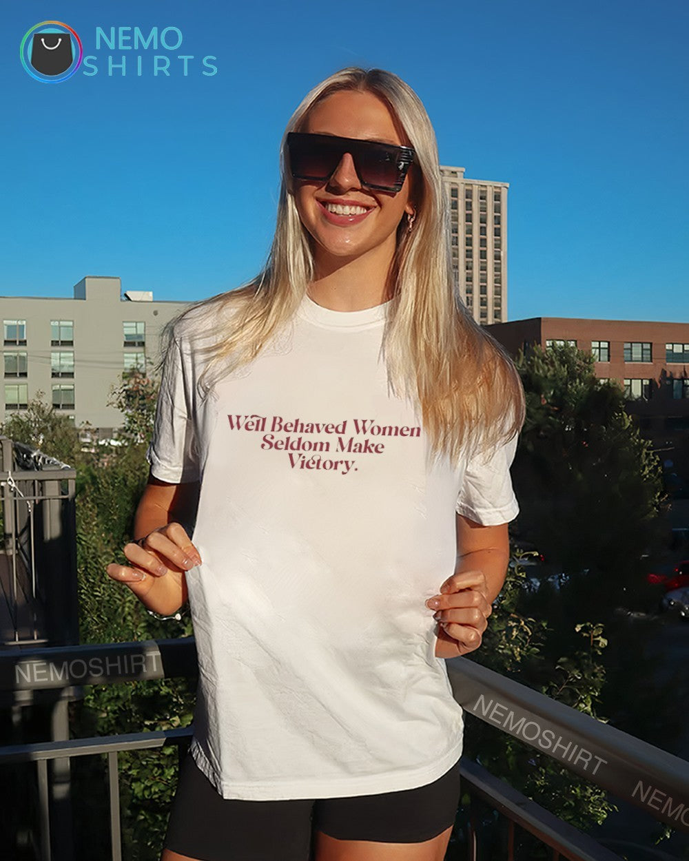Well behaved women seldom make history Montreal Victoire PWHL shirt