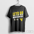 West Virginia Mountaineers Vs Pitt Panthers 2025 Lets Go Mountaineers Score Shirt Sweater