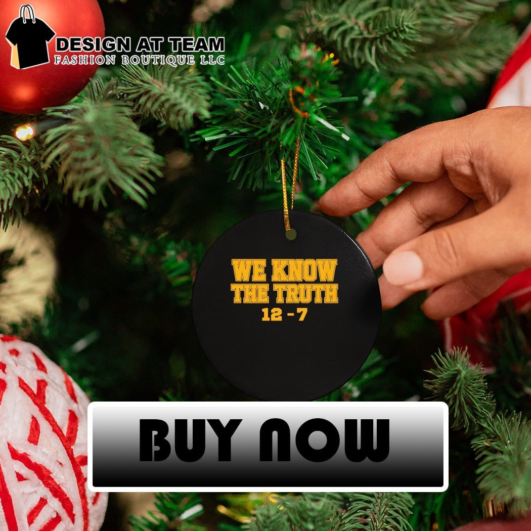 Western Michigan Broncos We Know The Truth 12-7 WSU vs Michigan shirt