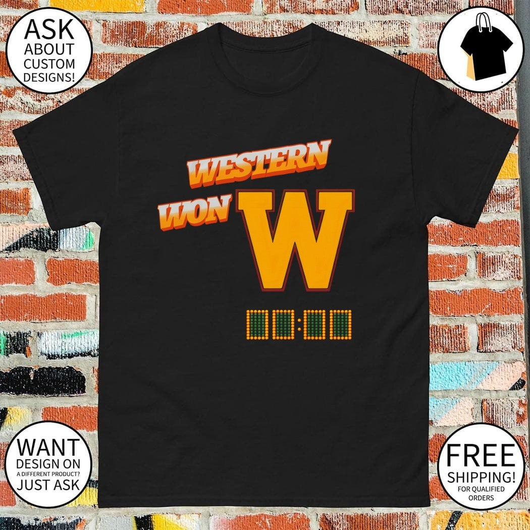 Western Won Michigan Wolverines 00 00 shirt