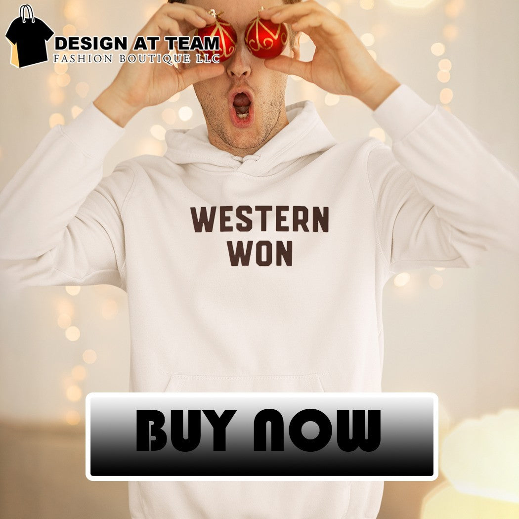 Western Won WMU vs Michigan shirt