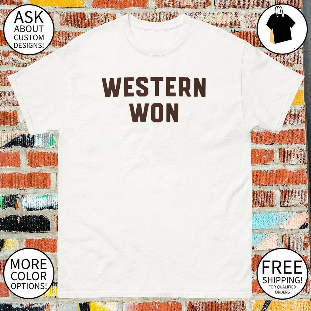 Western Won WMU vs Michigan shirt