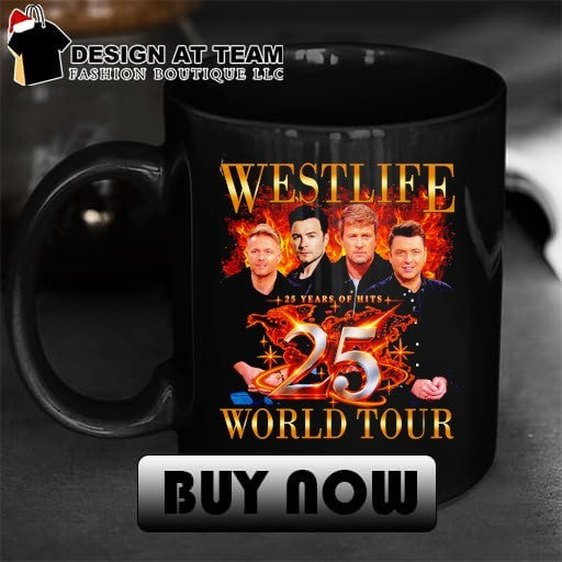 Westlife 25th Anniversary Tour 2026 shirt