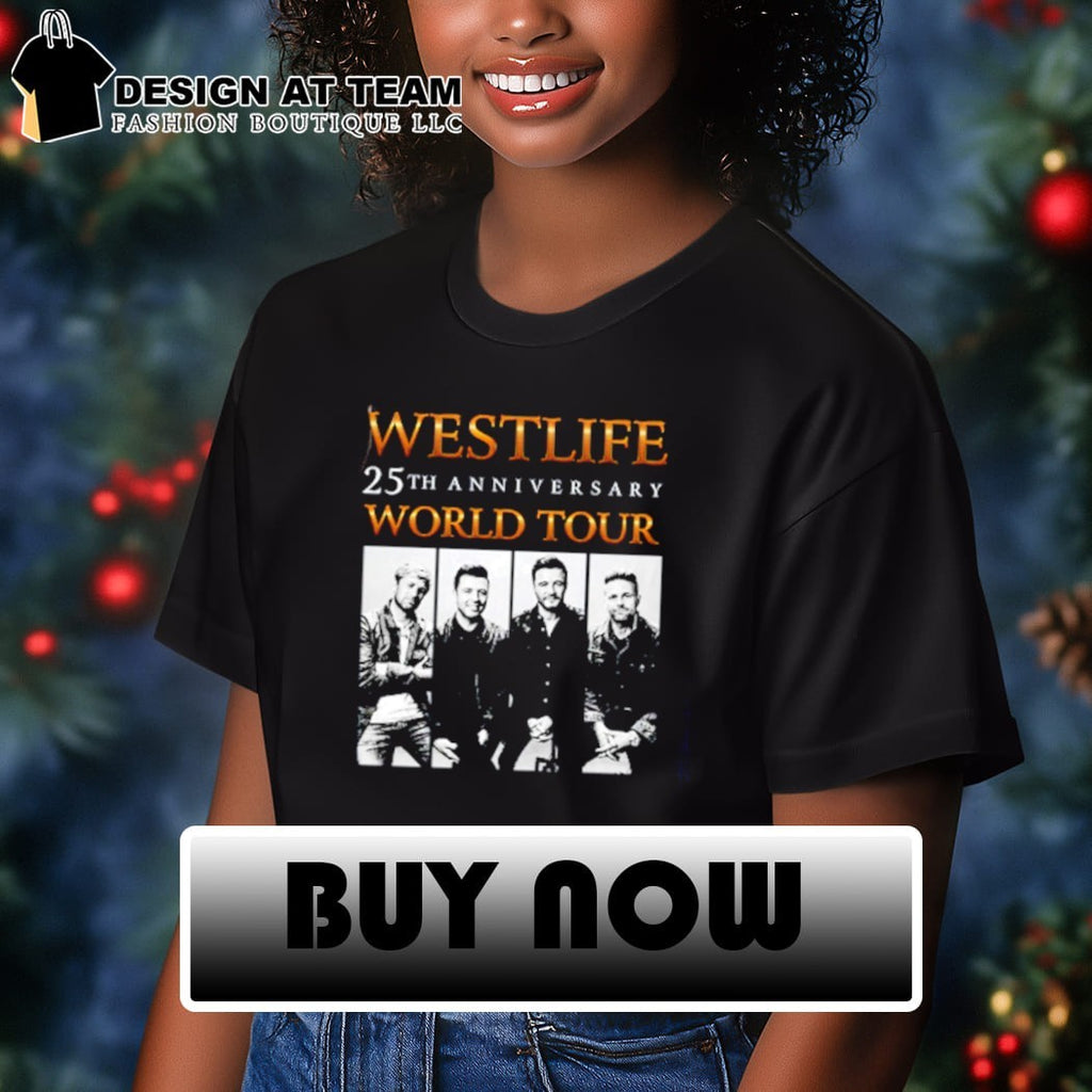 Westlife Concert 2026 Westlife 25th Anniversary Tour shirt