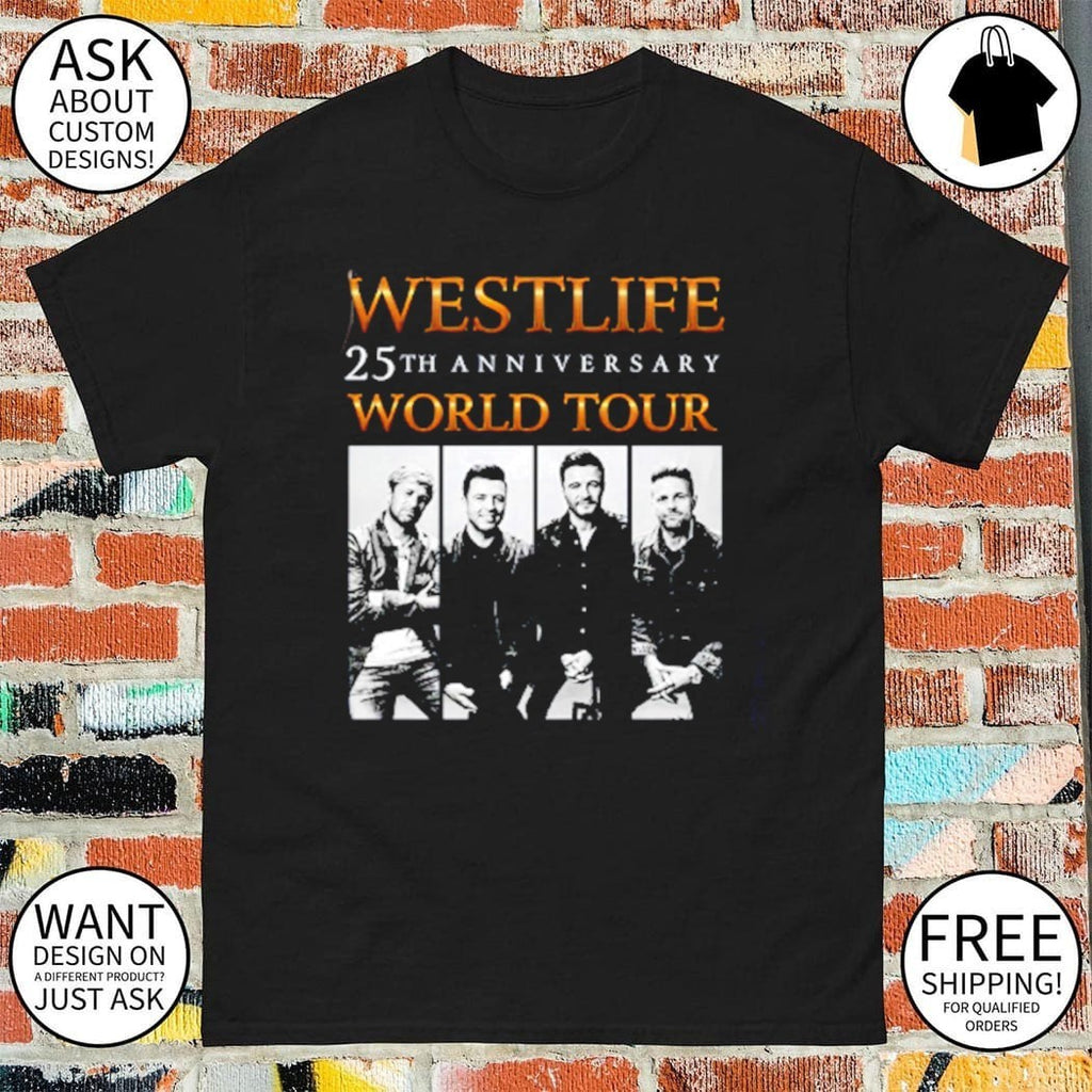 Westlife Concert 2026 Westlife 25th Anniversary Tour shirt