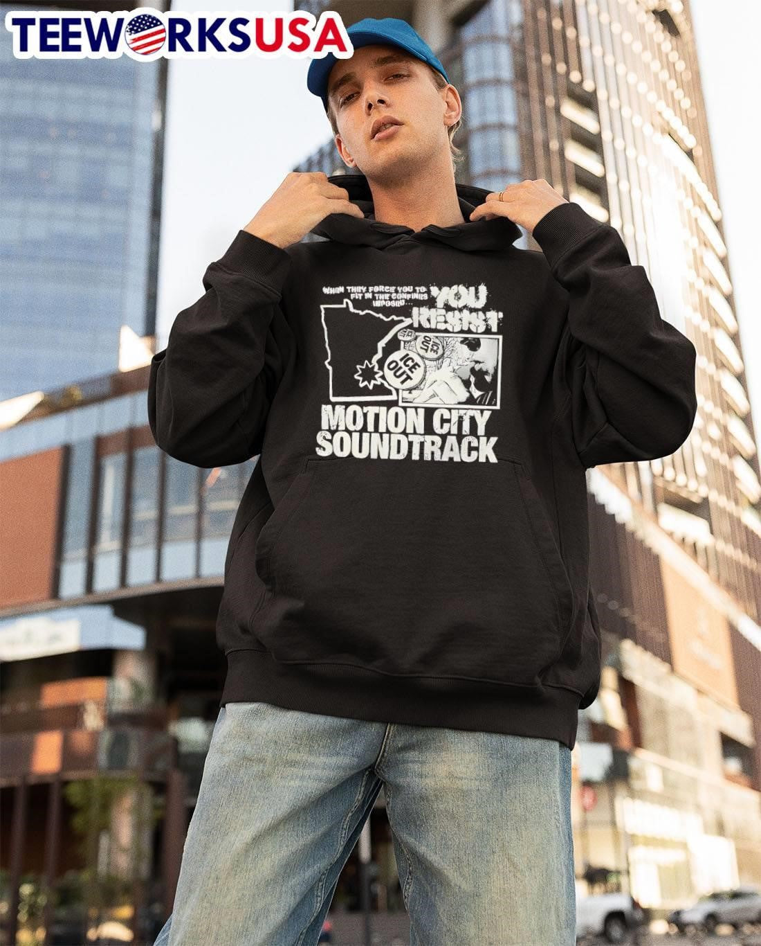 When they force you to fit in the confines You resist Minnesota Motion City Soundtrack shirt