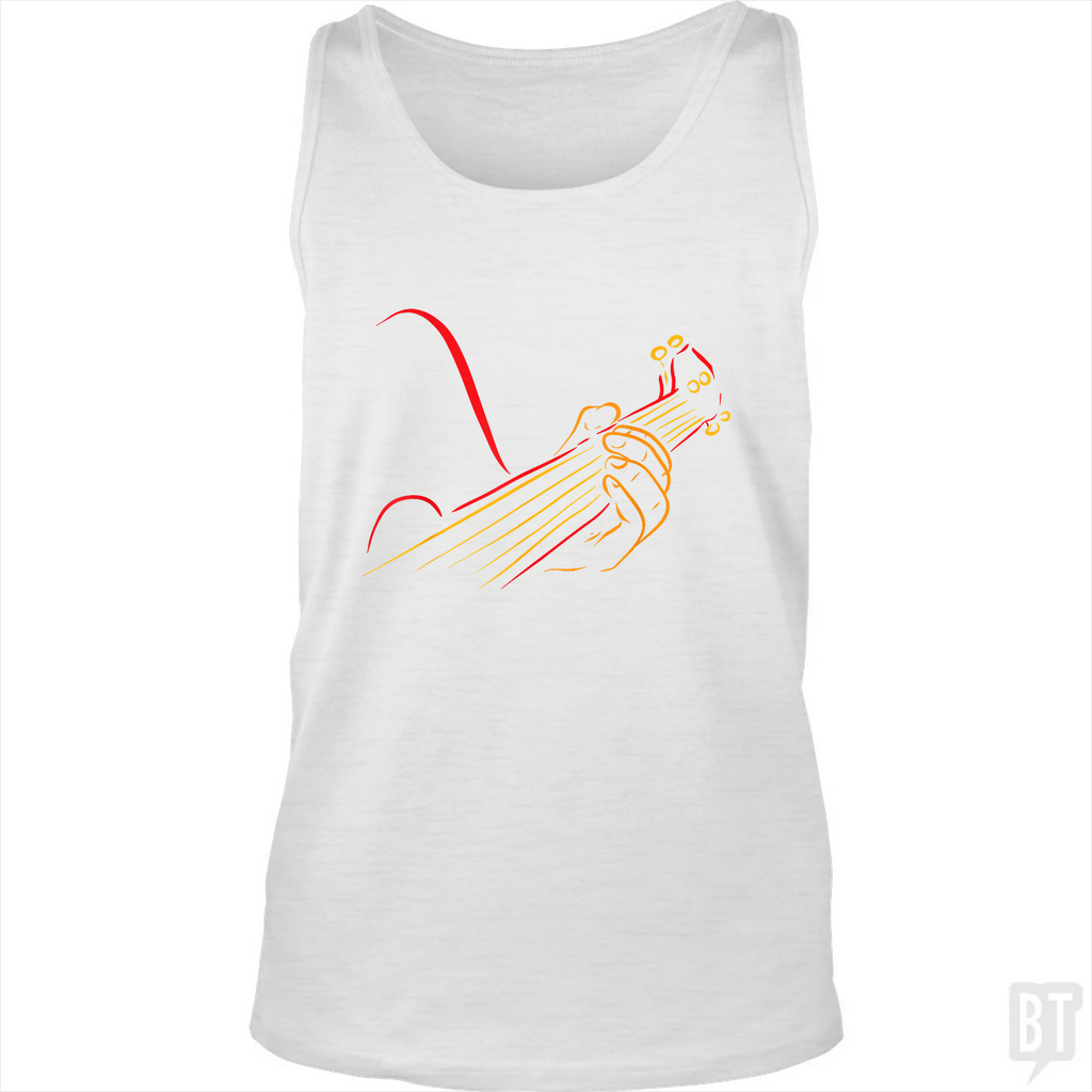 Playing Guitar Music Life Tank Top