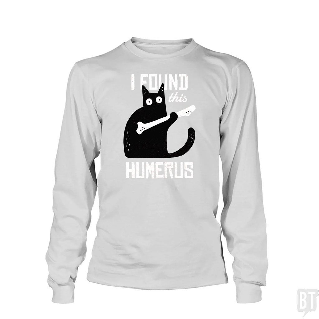 Funny Cat with a Bone Long Sleeve
