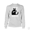 Funny Cat with a Bone Long Sleeve