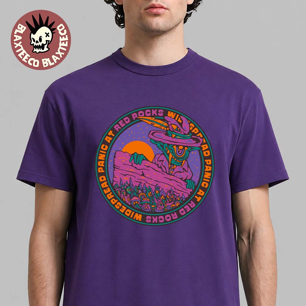 Widespread Panic Live At Red Rocks Amphitheatre Morrison Colorado 2026 X The Yound And Sick Merch On June 26 27 28 The Wizard Cyclopes T-Shirt