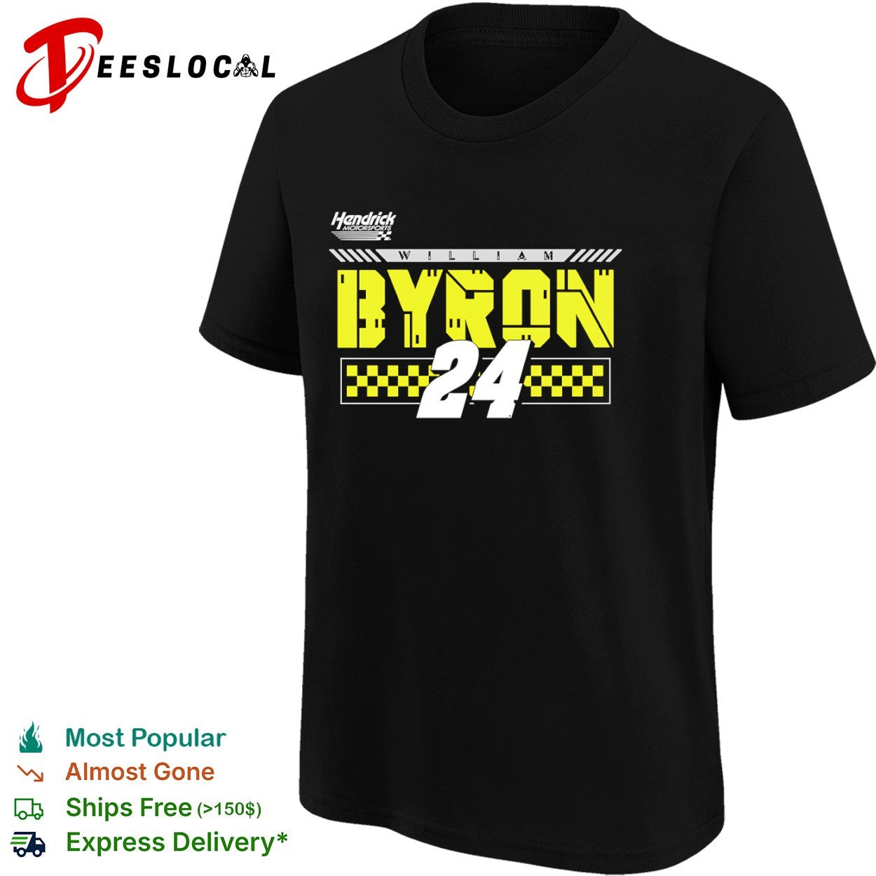 William Byron Hendrick Motorsports number 24 shirt