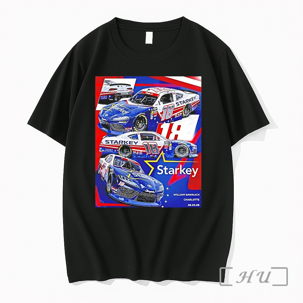 William Sawalich Joe Gibbs Racing Starkey Hearing Charlotte Motor Speedway Tshirts Sweater
