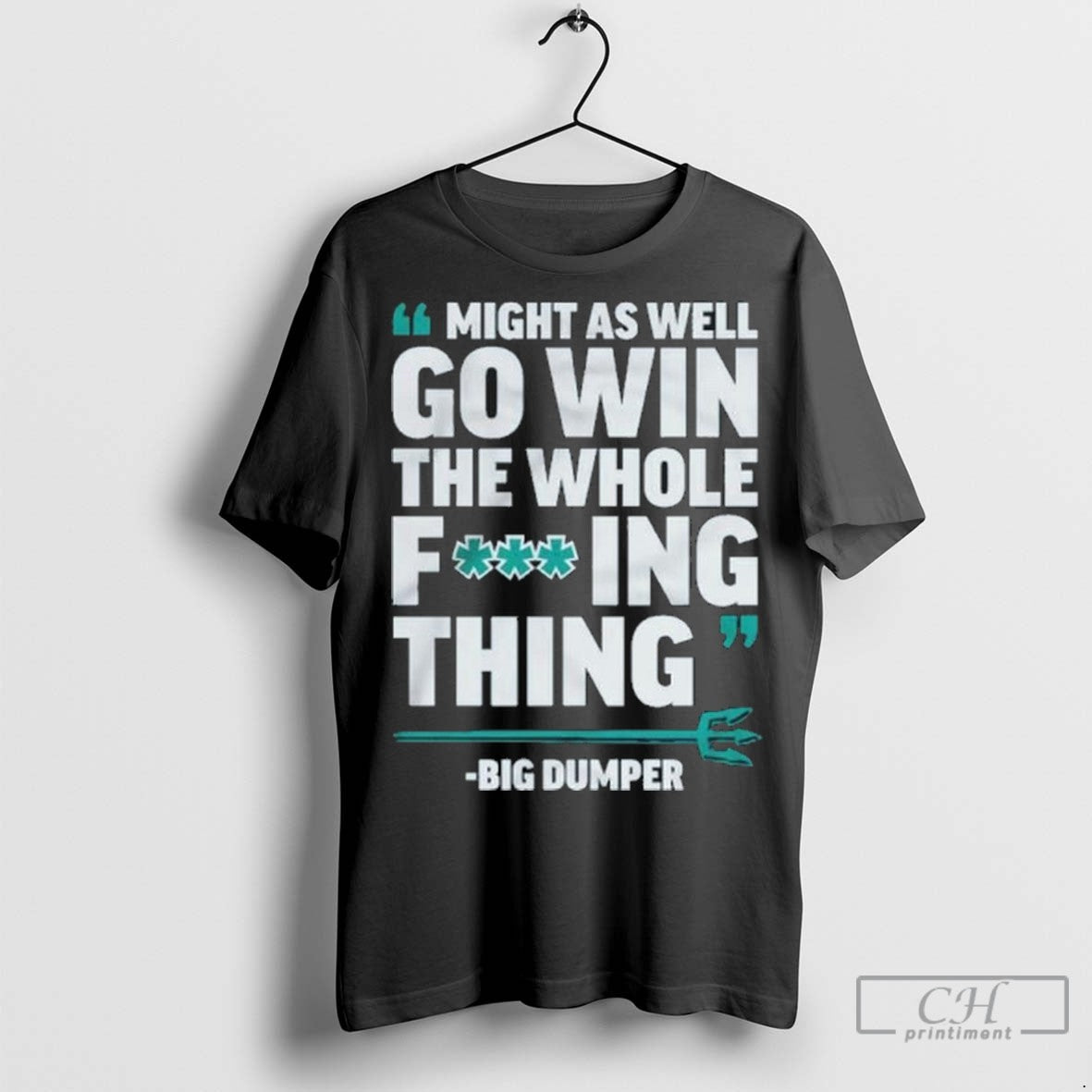 Win The Whole Fucking Thing Playoff Seattle Baseball T Shirt Jpg