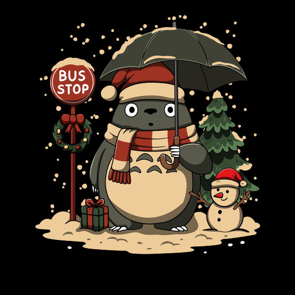 Winter Bus Stop