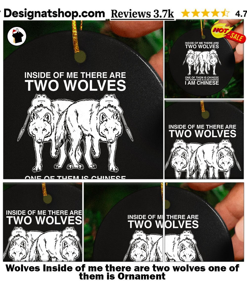 Wolves Inside of me there are two wolves one of them is shirt