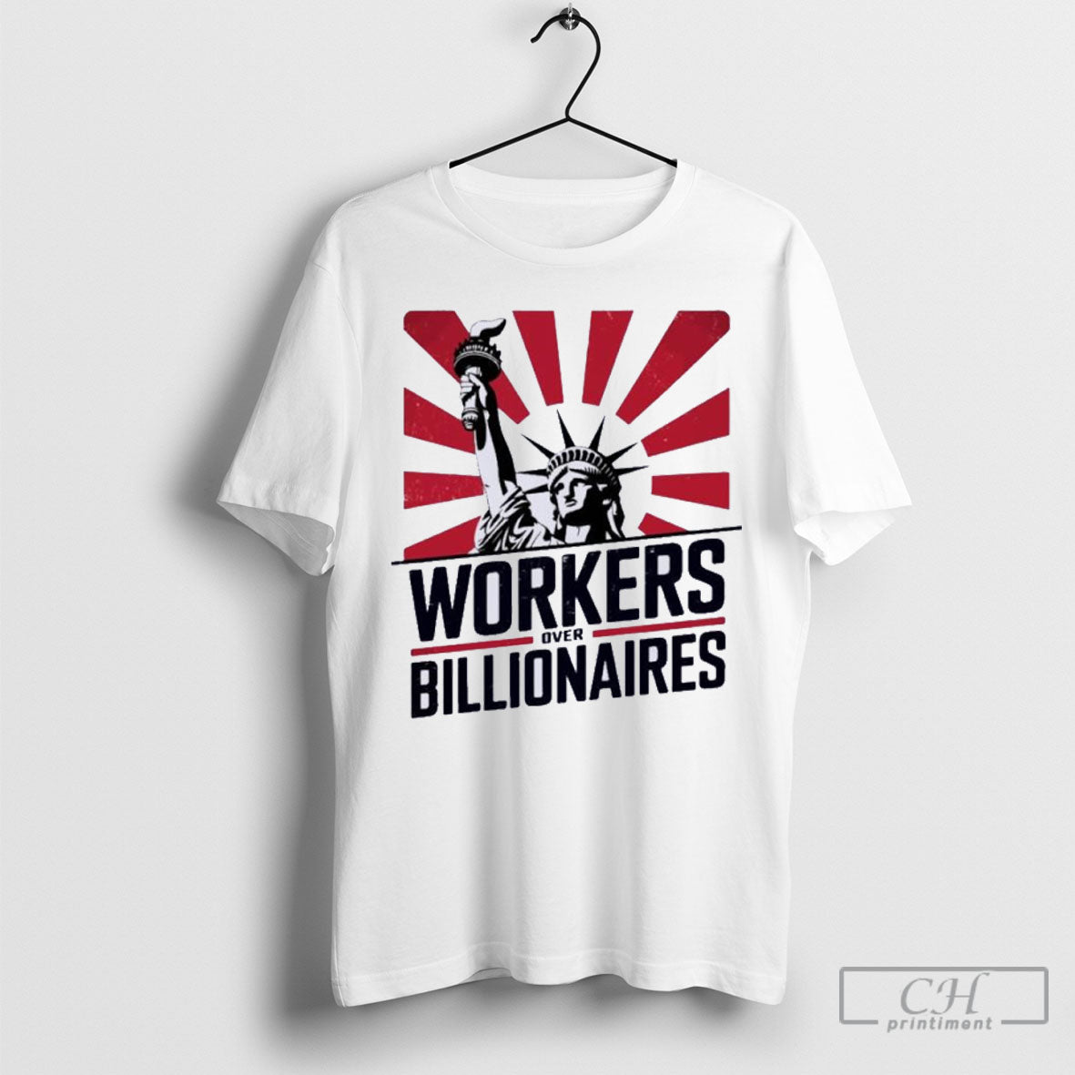 Workers Over Billionaires Retro Liberty