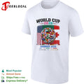 World Cup 2026 summer USA Mexico Canada 48 nations 1 champion flags ball shirt