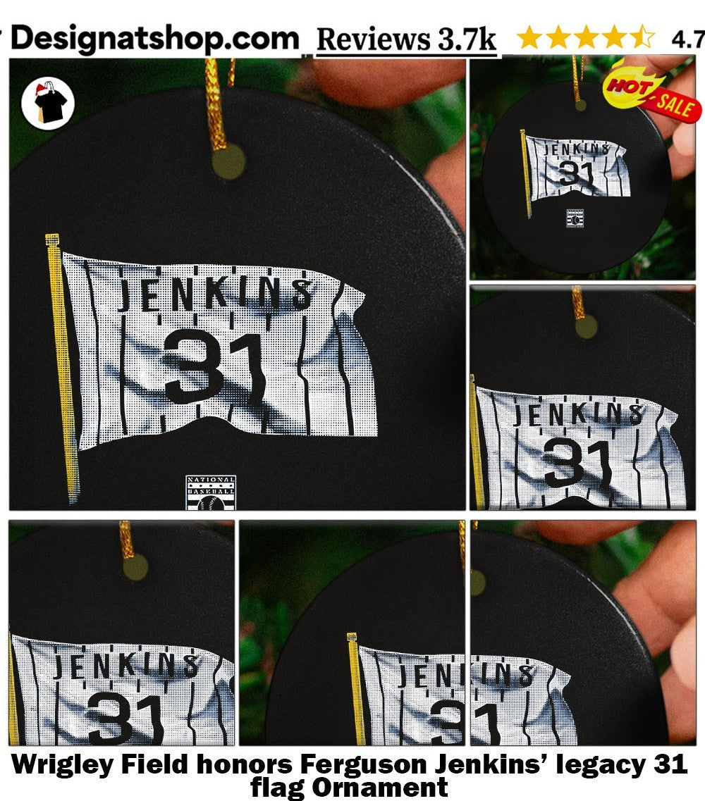 Wrigley Field honors Ferguson Jenkins’ legacy 31 flag shirt