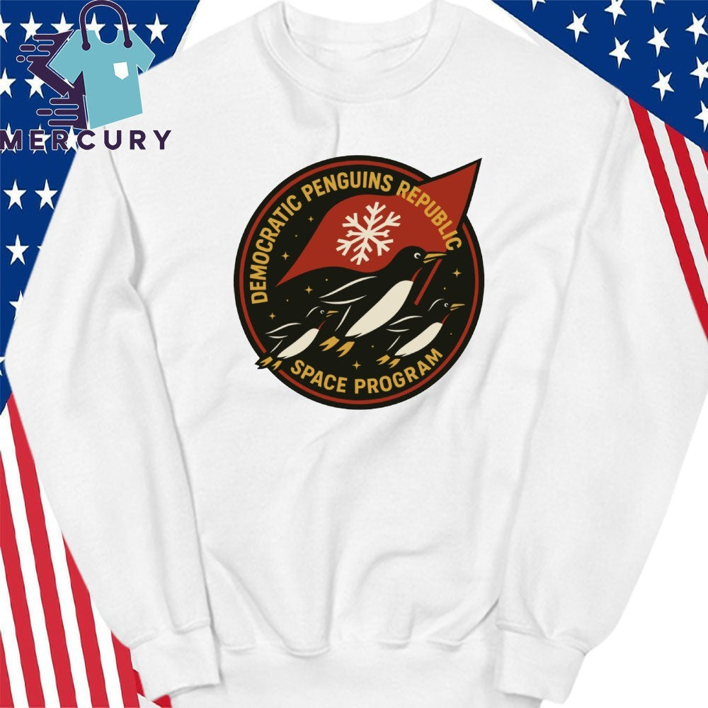 Democratic Penguins Republic Space Program Shirt