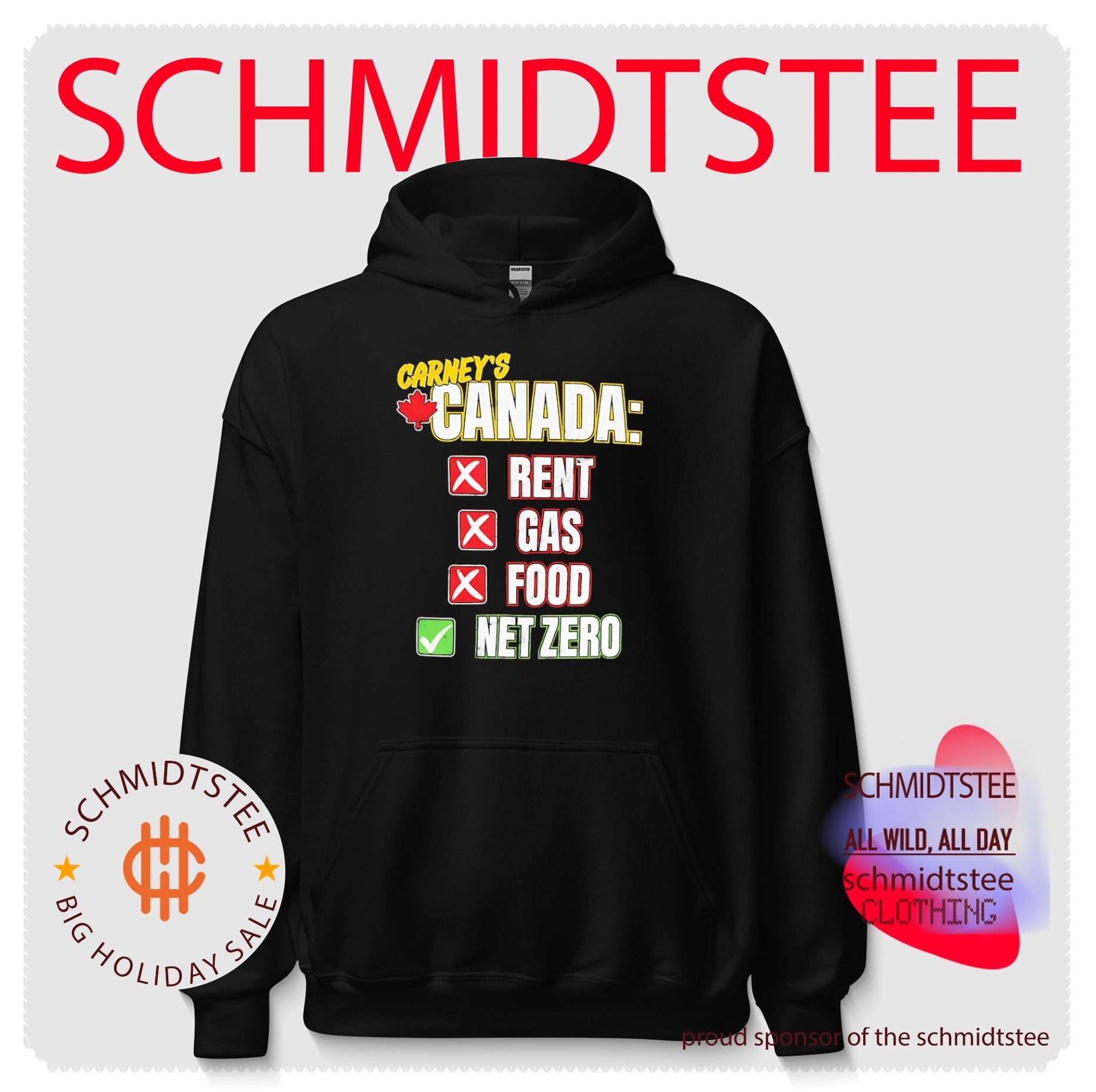 Carney’s Canada Rent Gas Food Net Zero shirt