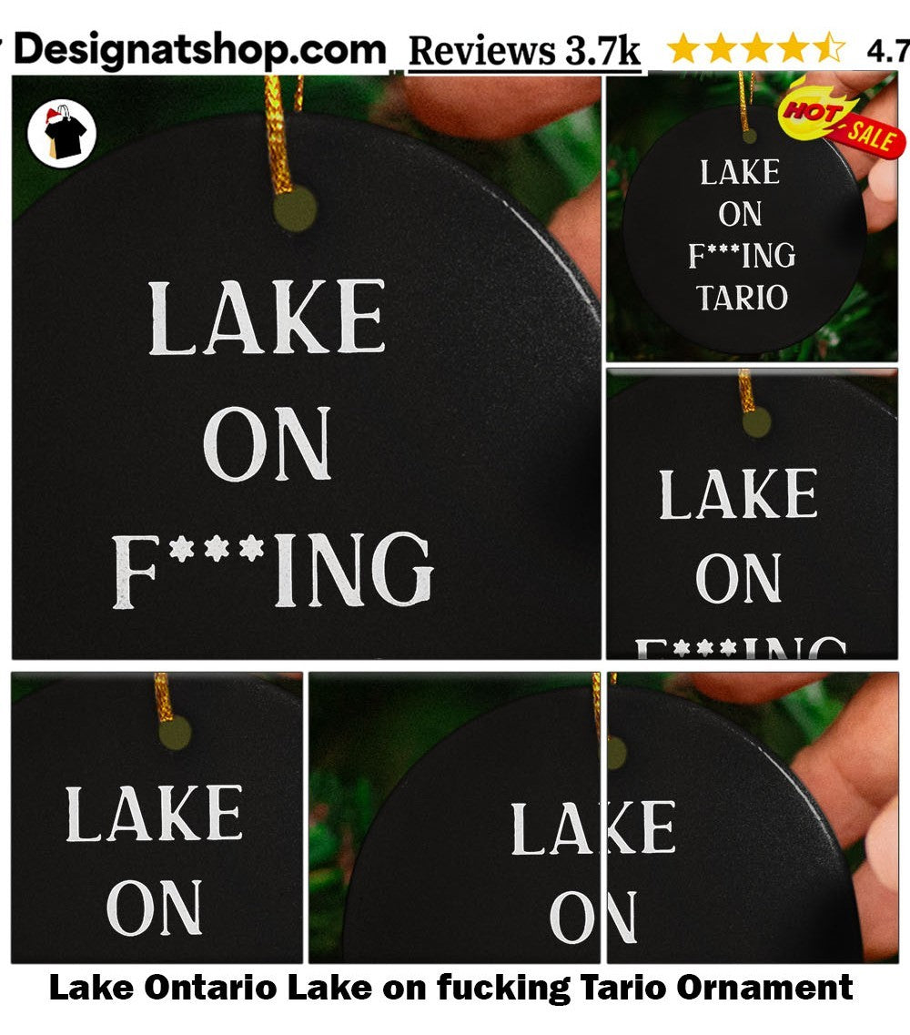 Lake Ontario Lake on fucking Tario shirt