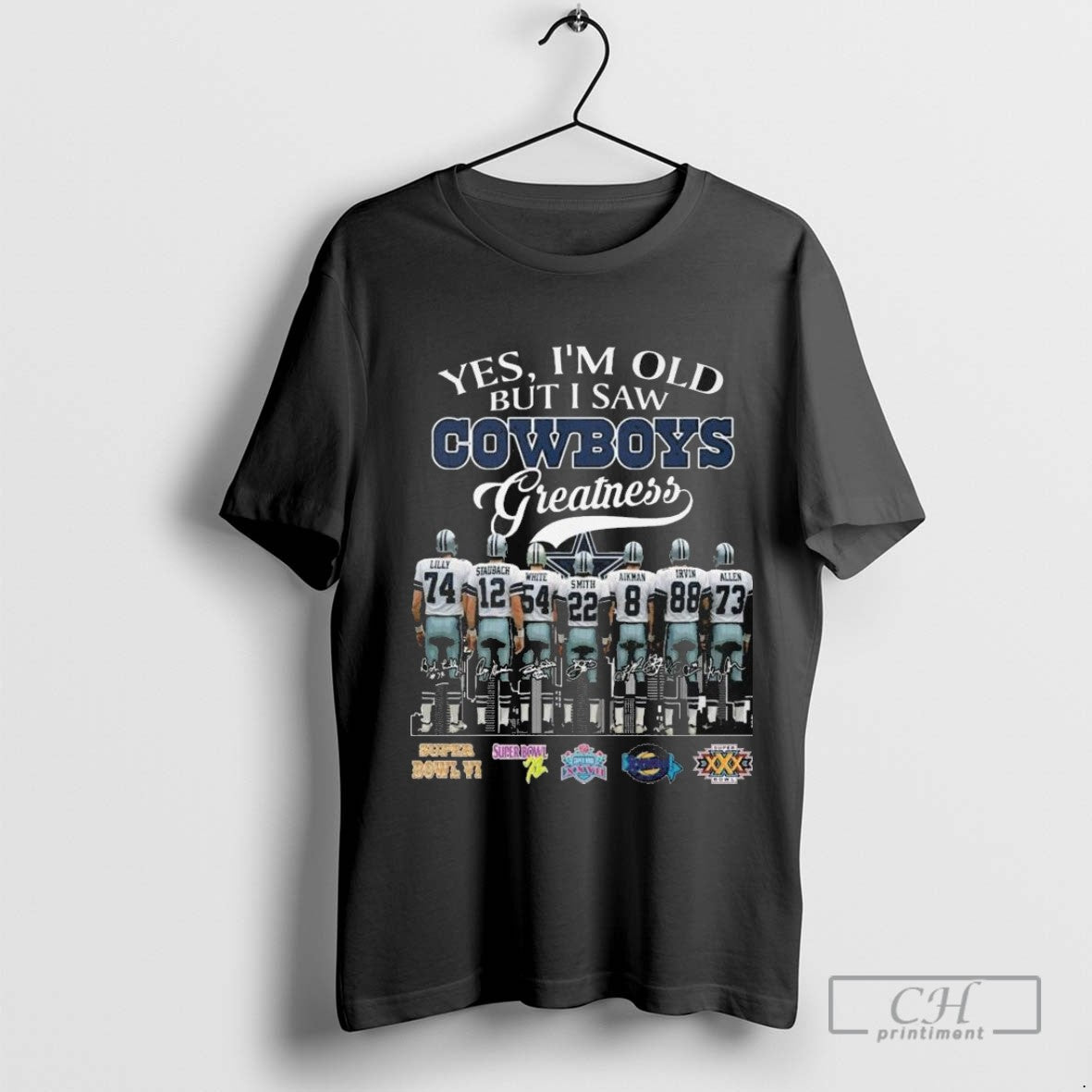 Yes Im Old But I Saw Cowboys Greatness Lilly Staubach White Smith Aikman Irvin And