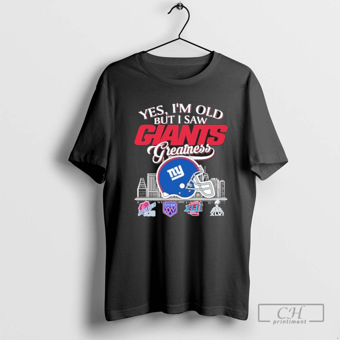 Yes Im Old But I Saw New York Giants Greatness City Logo
