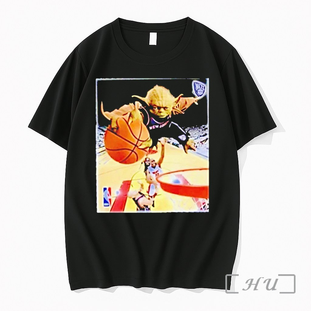 Yoda Slam Dunk Brooklyn Nets Tshirts Sweater Hoodie Jpg