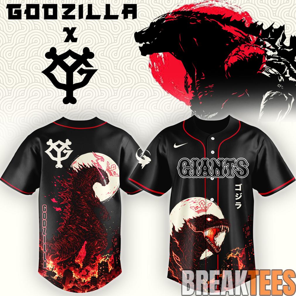 Yomiuri Giants x Godzilla Minus Zero Baseball Jersey